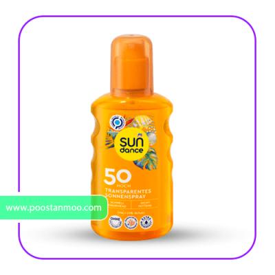 اسپری ضد آفتاب شفاف سان دنس با SPF50 اورجینال 200 میل 